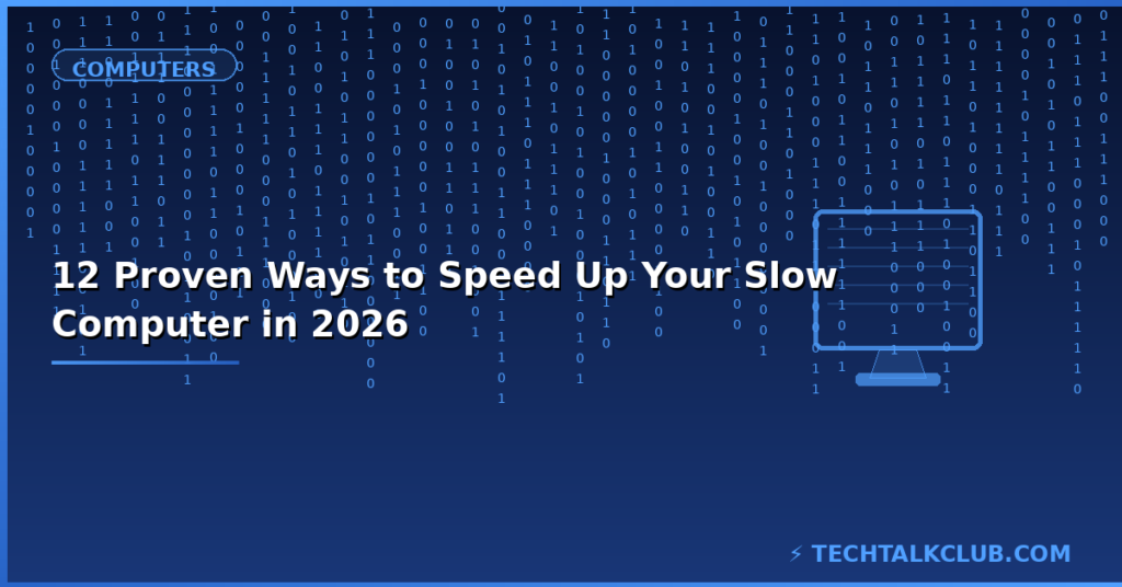 12 proven ways to speed up a slow computer 2026 – Windows Mac tips SSD RAM upgrade