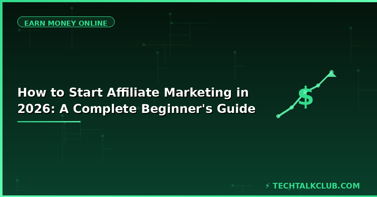 How to start affiliate marketing 2026 – beginner guide earn commissions Amazon SEMrush programs