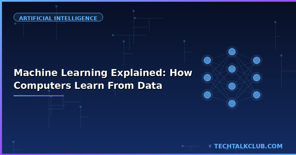 Machine learning explained – how computers learn from data with neural networks