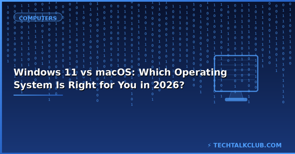 Windows 11 vs macOS comparison 2026 – which OS is better for gaming work creativity