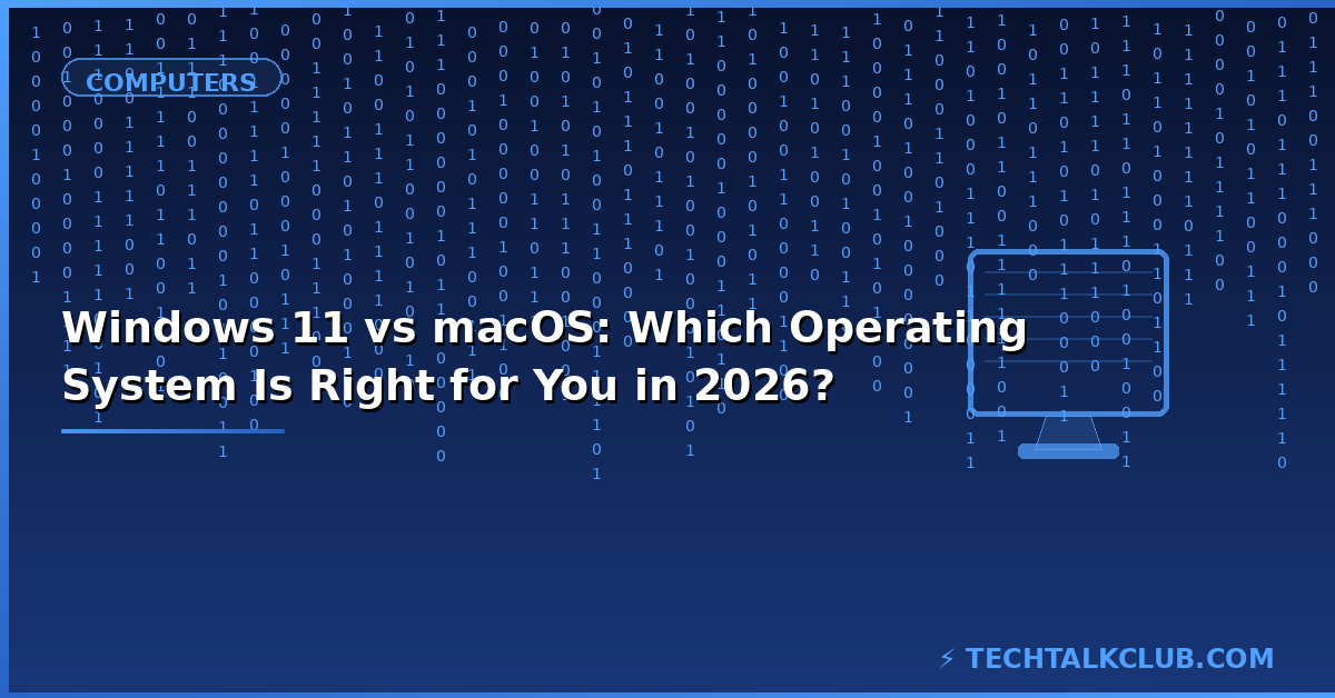 Windows 11 vs macOS comparison 2026 – which OS is better for gaming work creativity