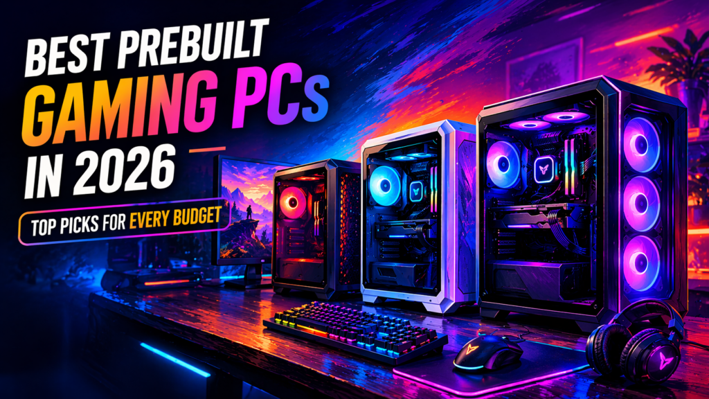Best Prebuilt Gaming PCs in 2026- Top Picks for Every Budget