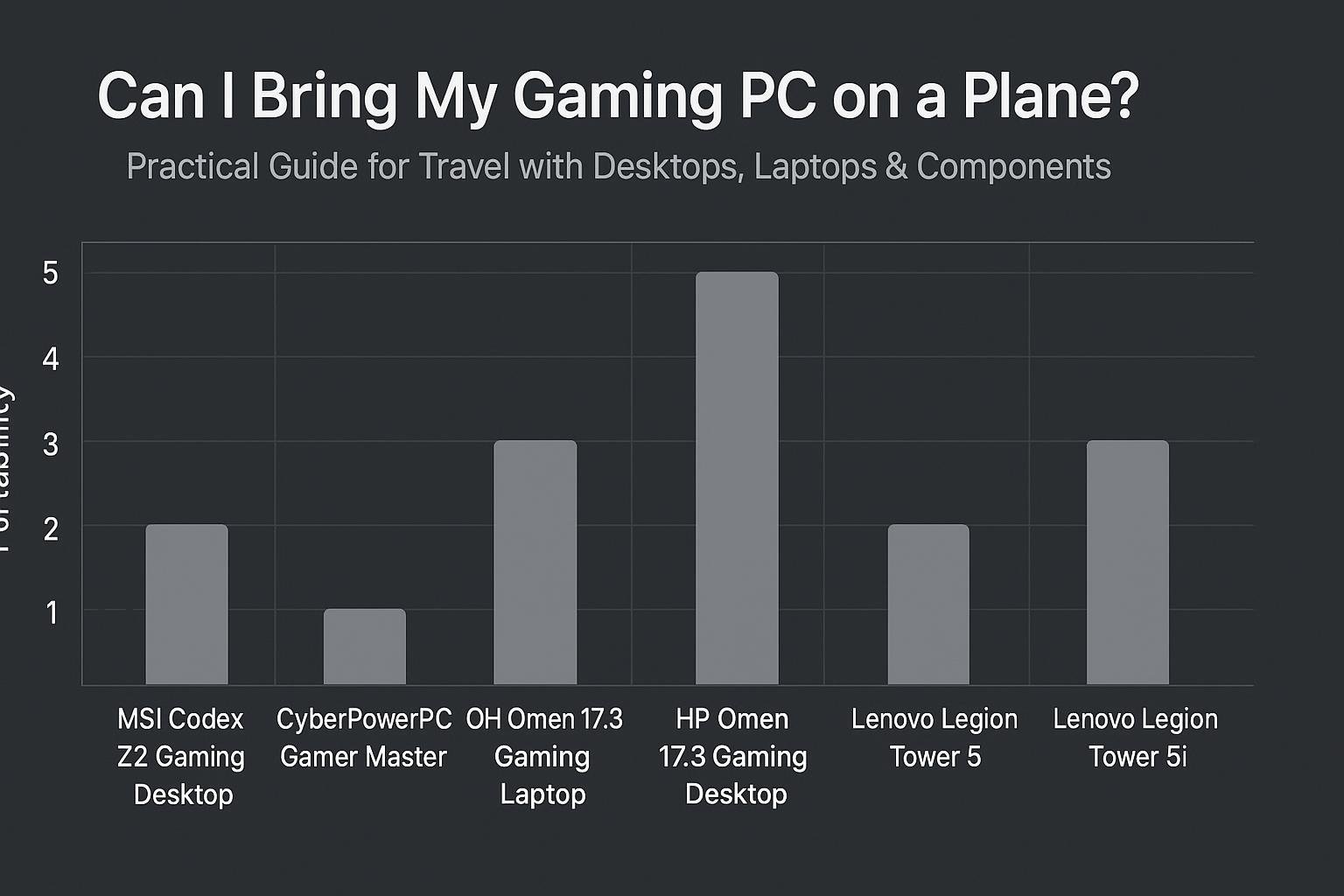 Chart for Can I Bring My Gaming PC on a Plane? Practical Guide for Travel with Desktops, Laptops & Components