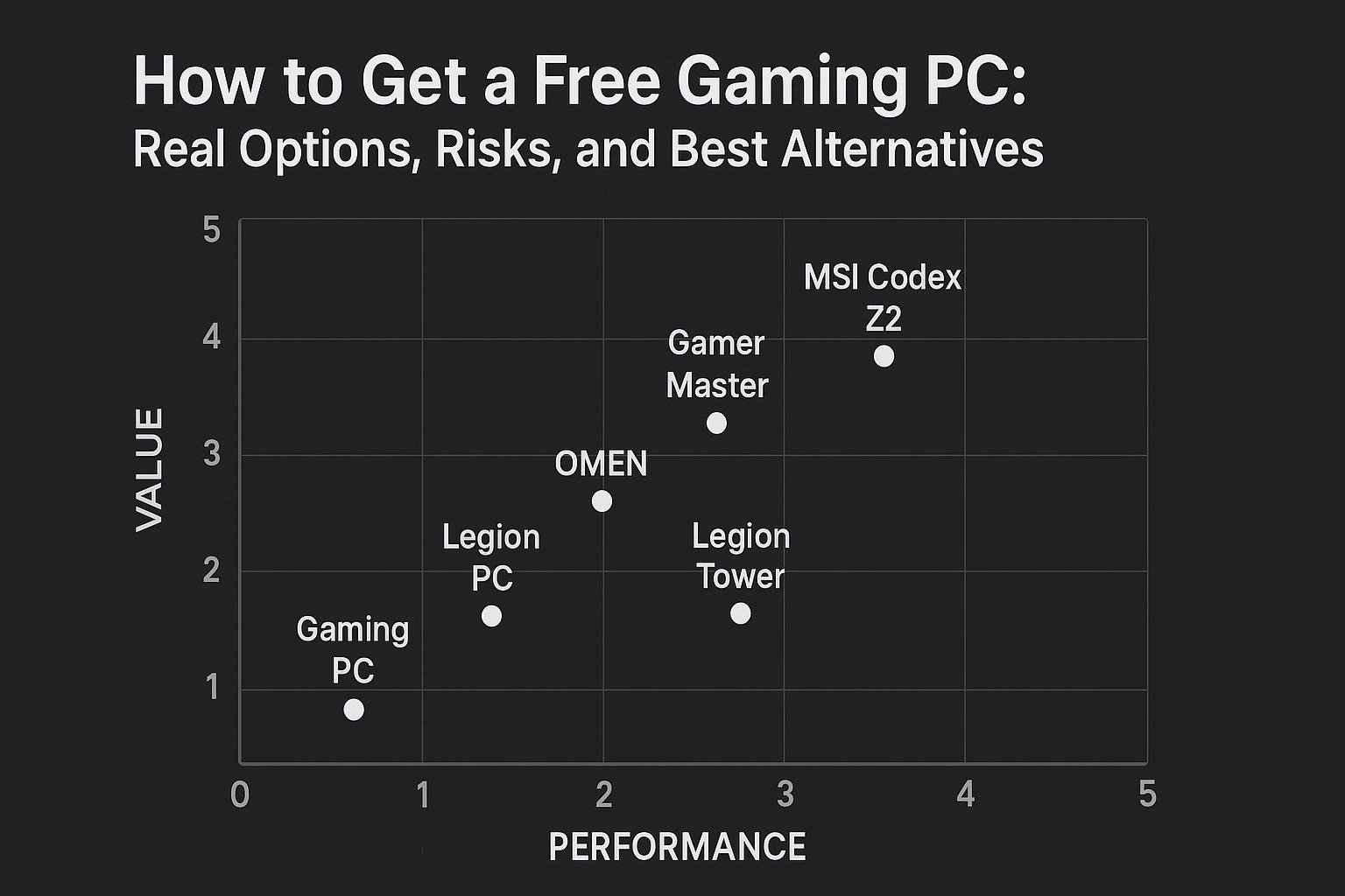 Chart for How to Get a Free Gaming PC: Real Options, Risks, and Best Alternatives